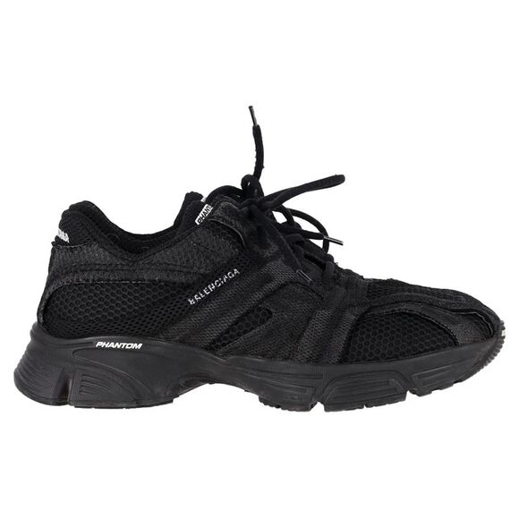 Balenciaga Phantom Low Top Sneakers in Black Polyamide - Picture 1 of 11